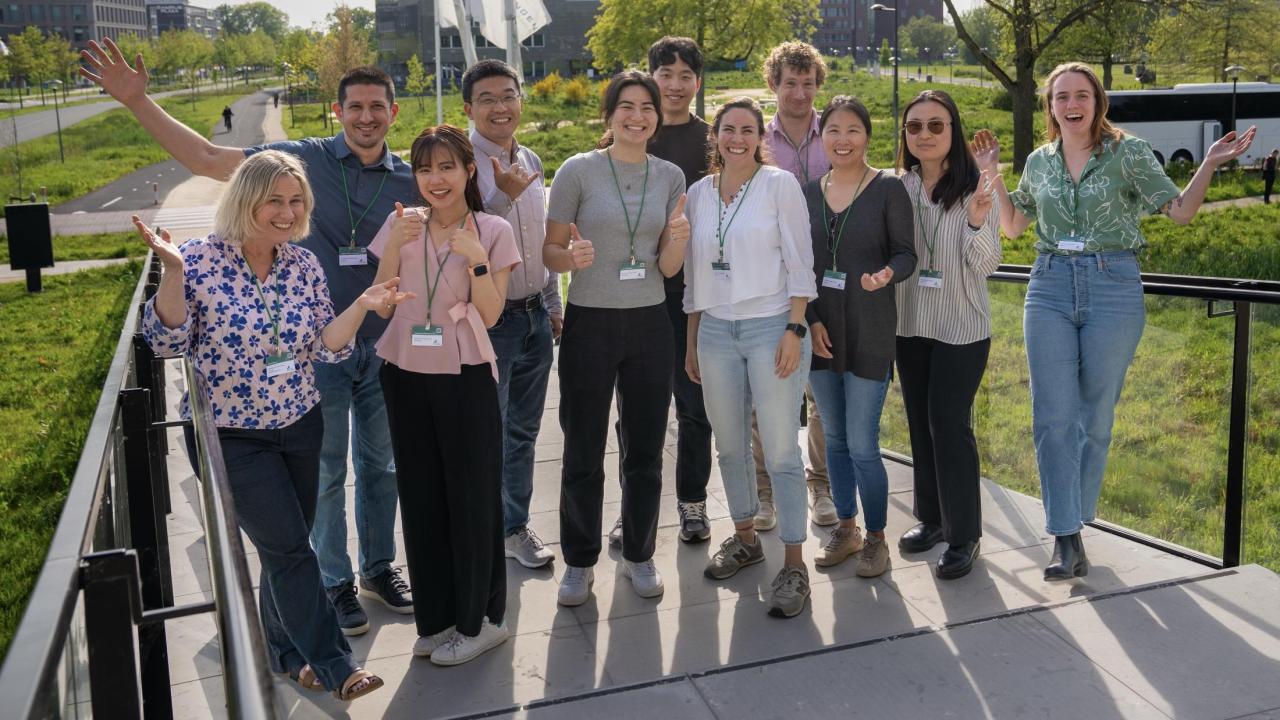 UC Davis affiliates pose for a group photo at the PIG-PARADIGM annual meeting.